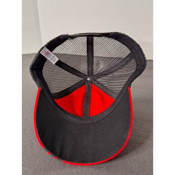 Firestone Racing Mesh Snapback Hat Cap Red/Black Embroidered - Picture 8 of 8